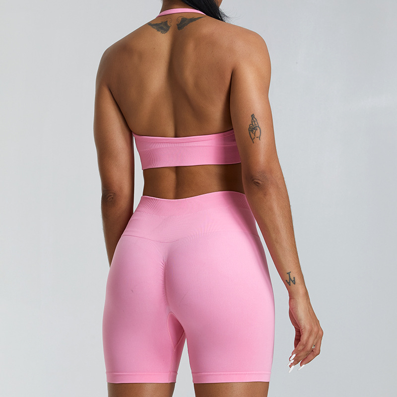 SKL-SYFMS1103Y SLEVELESS BACKLESS YOGA SETS