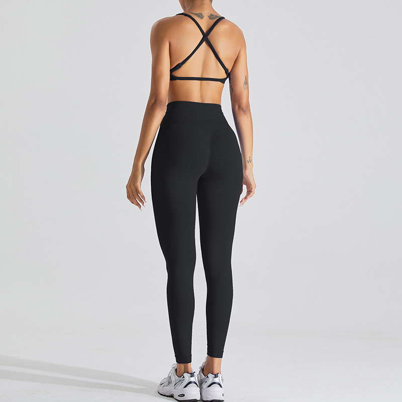 SKL-SYFMS0168Y SLEVELESS BACKLESS YOGA SETS