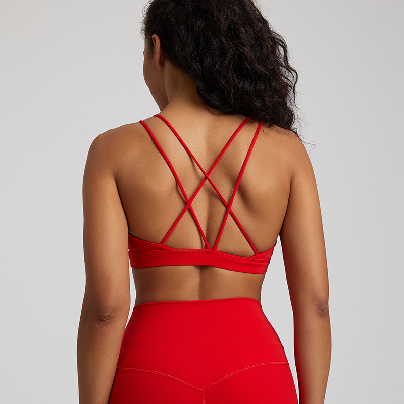 SKL-LQ4060 HIGH STRETCHY BACKLESS YOGA BRA