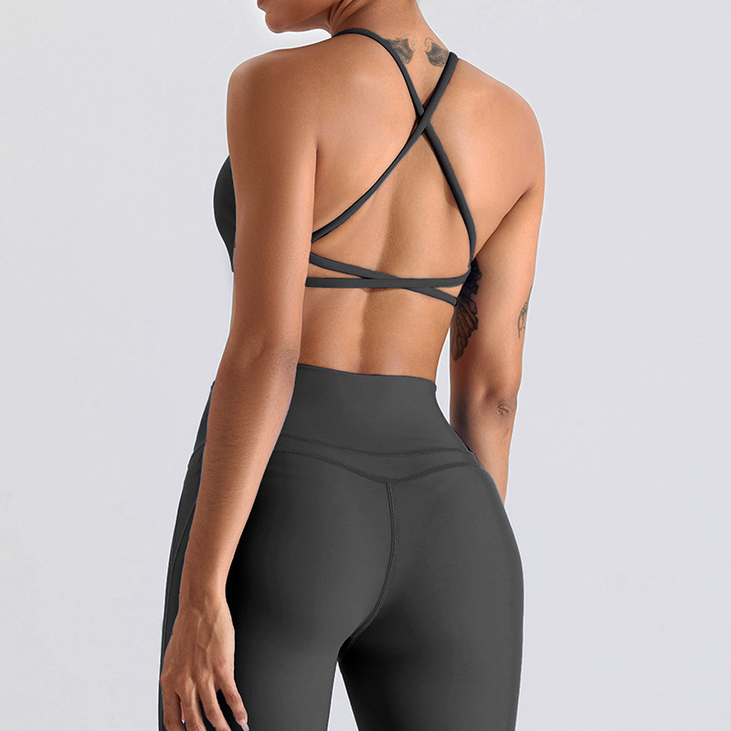 SKL-SYF TM0161 NUDE BACKLESS YOGA BRA