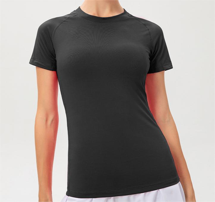 SKL-YEL SHORT SLEEVE TIGHT TIGHT YOGA TOP