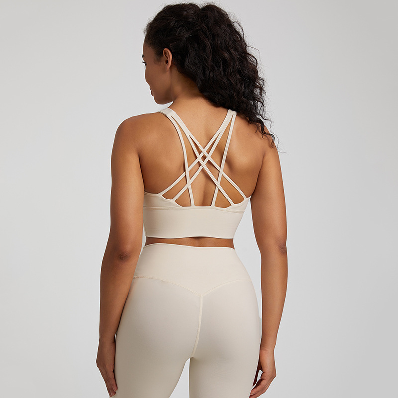 SKL-LQ4027 HIGH STRETCHY BACKLESS YOGA BRA