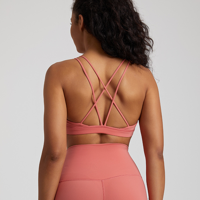 SKL-LQ4060 HIGH STRETCHY BACKLESS YOGA BRA