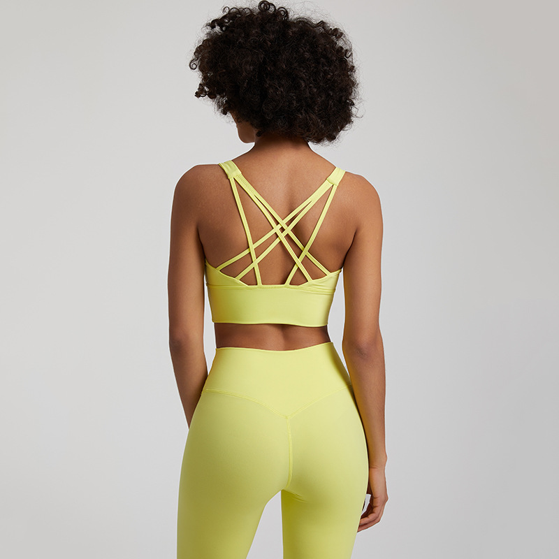 SKL-LQ4027 HIGH STRETCHY BACKLESS YOGA BRA