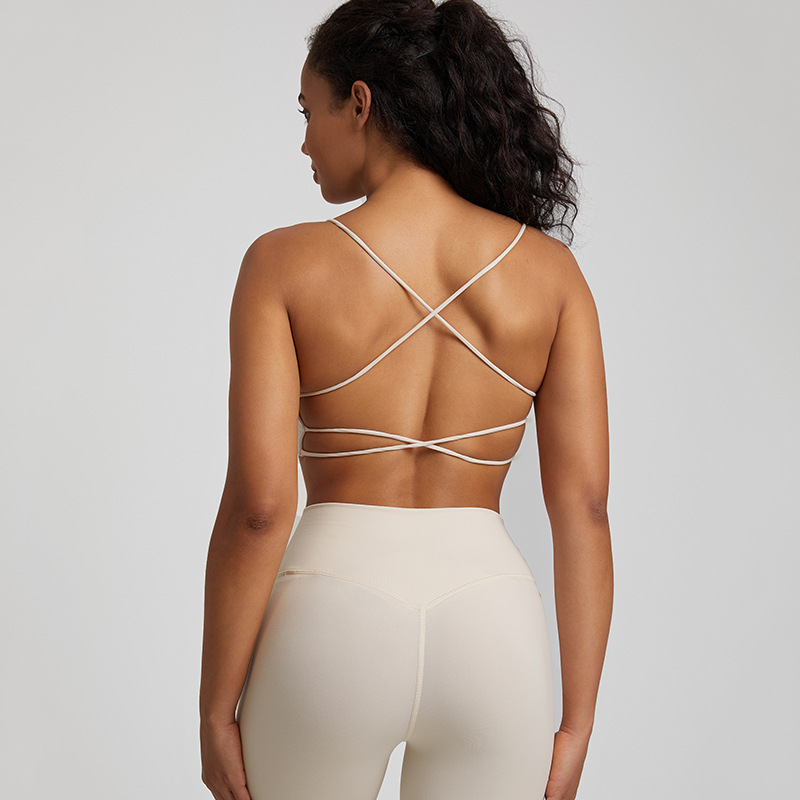 SKL-LQ4059 HIGH STRETCHY BACKLESS YOGA BRA