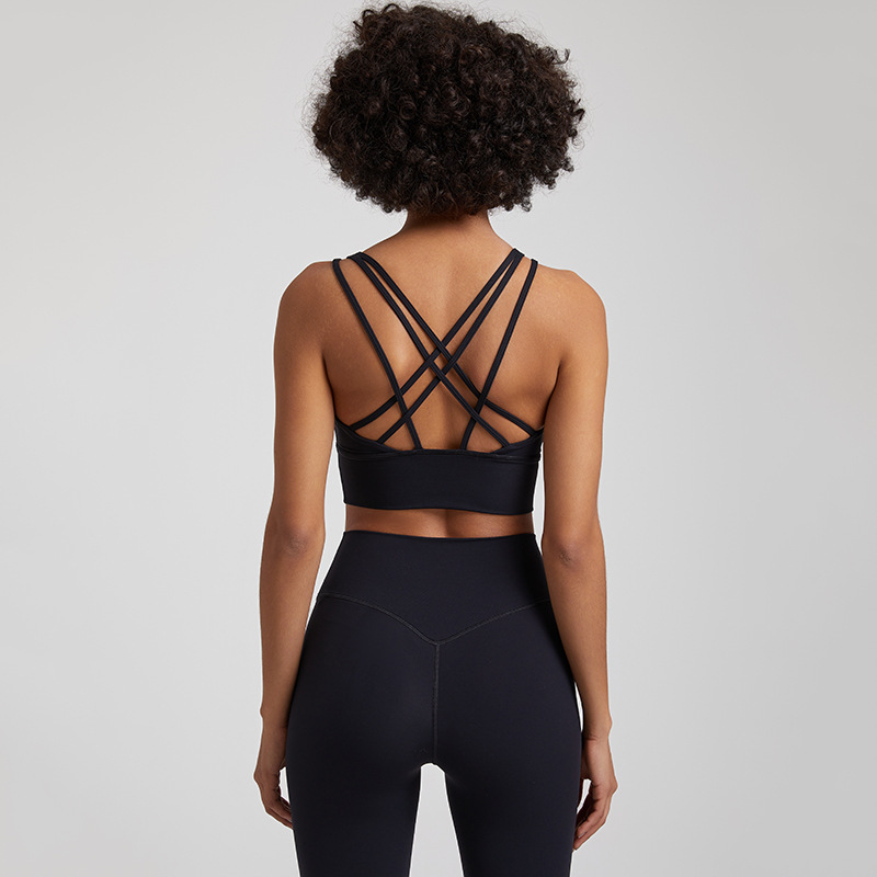 SKL-LQ4027 HIGH STRETCHY BACKLESS YOGA BRA