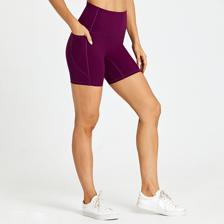 SKL-LQ2056 QUICK DRY HIGH WAIST YOGA SHORTS