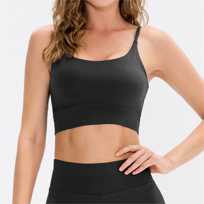 SKL-YD12728 HIGH STRETCHY BACKLESS YOGA BRA