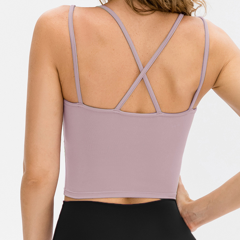 SKL-YD02109 HIGH STRETCHY BACKLESS YOGA BRA