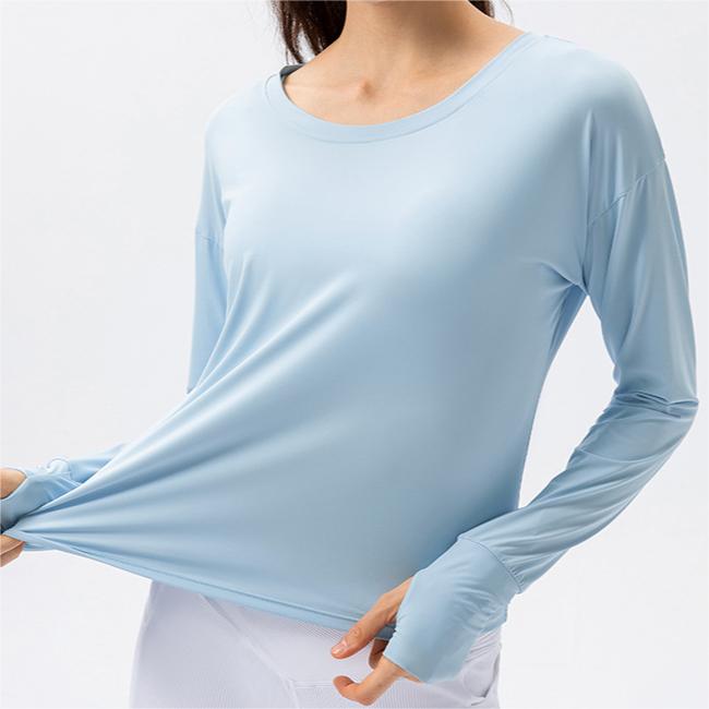 SKL-YD22532 QUICK DRY ROUND NECKLINE LONG SLEEVE