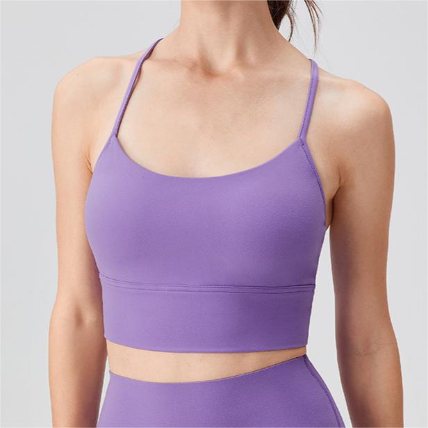 SKL-YD32753 HIGH STRETCHY BACKLESS YOGA BRA