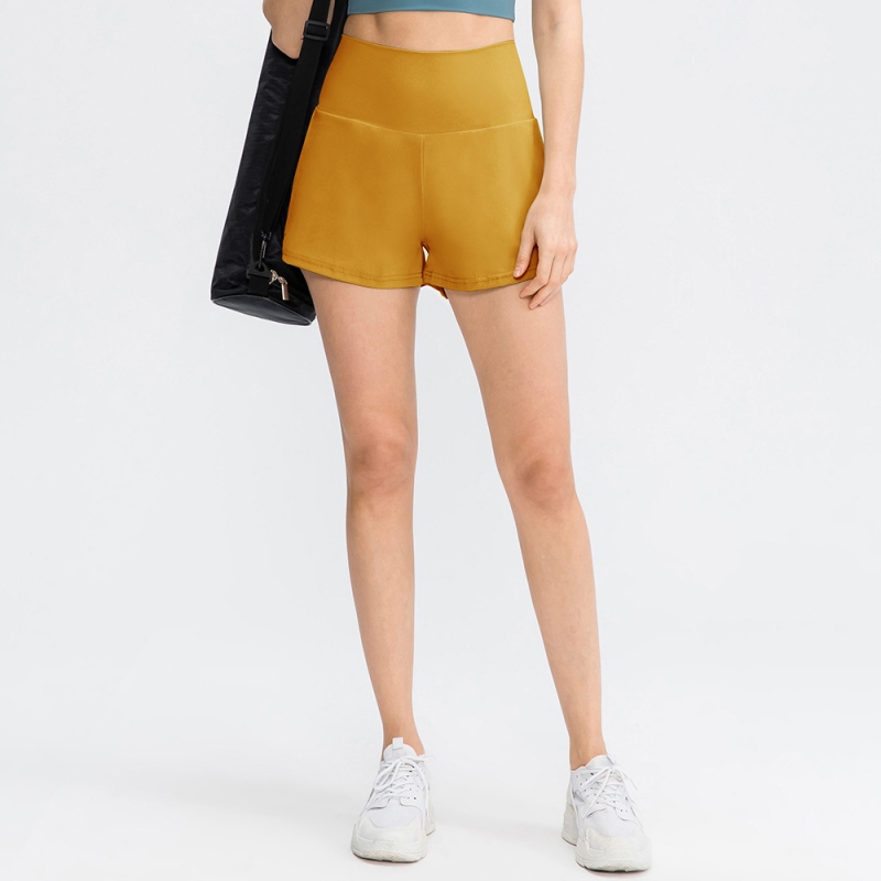 SKL-YD02414 QUICK DRY HIGH WAIST YOGA SHORTS