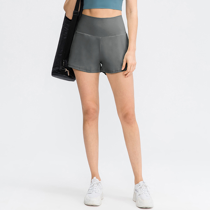 SKL-YD02414 QUICK DRY HIGH WAIST YOGA SHORTS