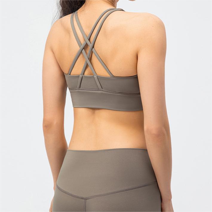 SKL-YD22732 HIGH STRETCHY BACKLESS YOGA BRA