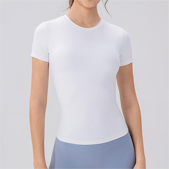 SKL-YD42243 QUICK DRY ROUND NECKLINE SHORT SLEEVE