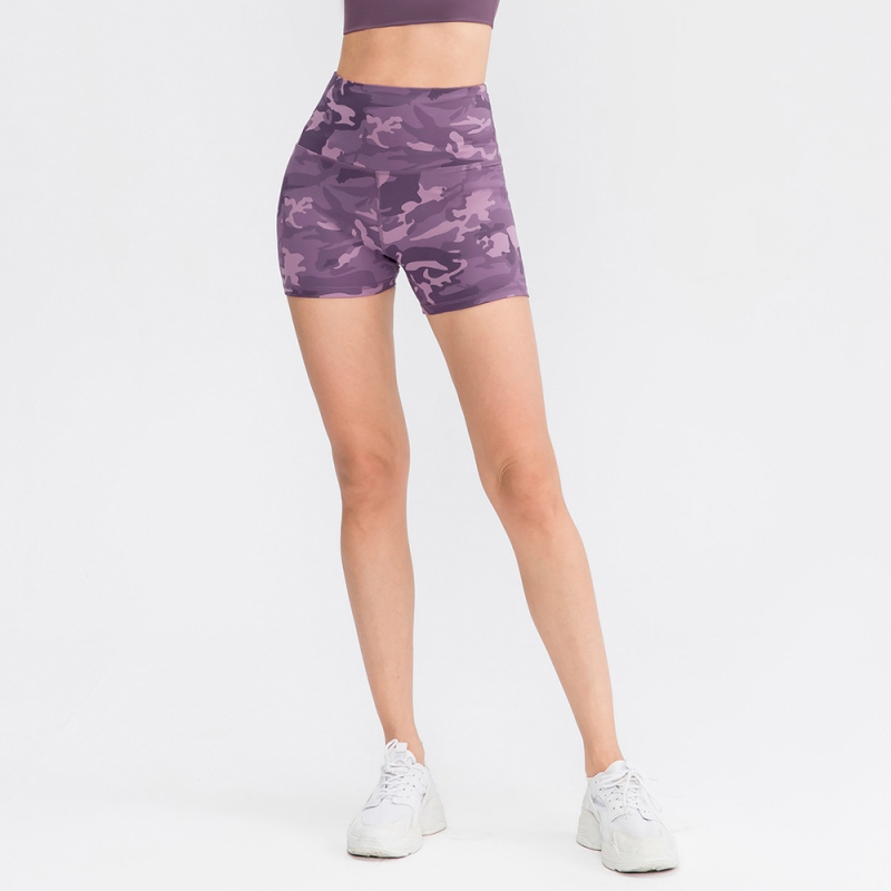 SKL-YD02412 QUICK DRY HIGH WAIST YOGA SHORTS