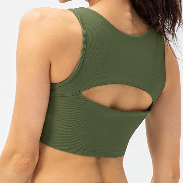 SKL-YD22138 HIGH STRETCHY BACKLESS YOGA BRA