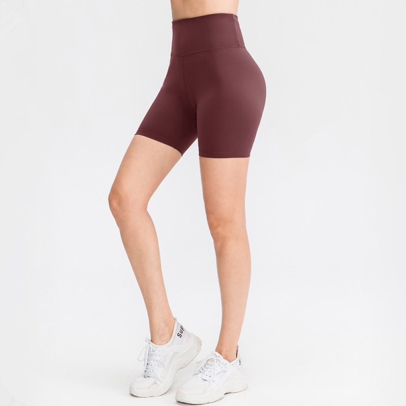 SKL-YD02417 QUICK DRY HIGH WAIST YOGA SHORTS