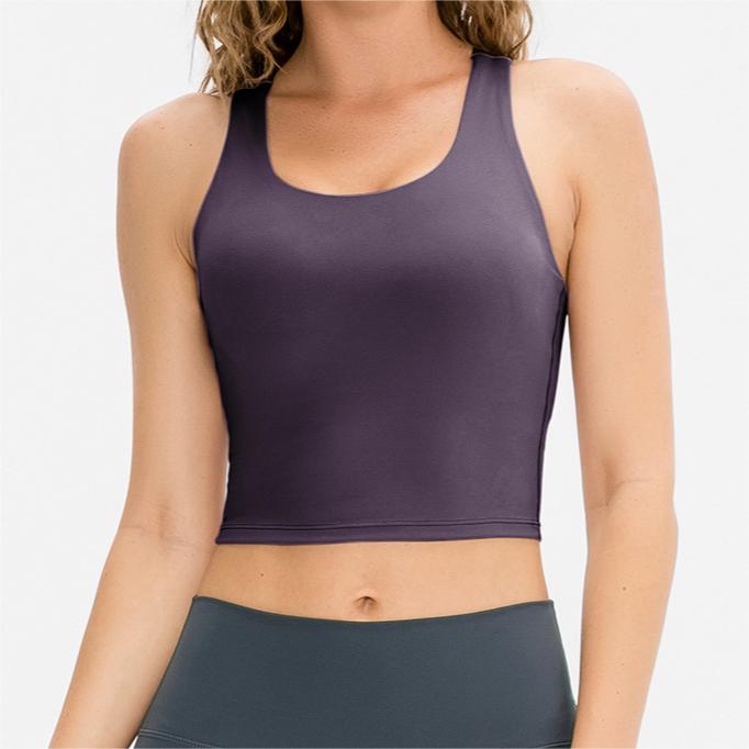 SKL-YD12121 HIGH STRETCHY BACKLESS YOGA BRA