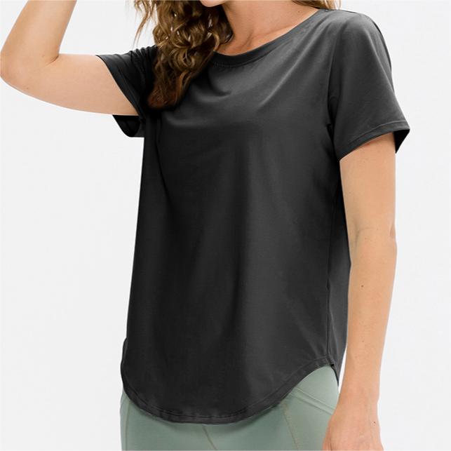 SKL-YD12218 QUICK DRY ROUND NECKLINE SHORT SLEEVE