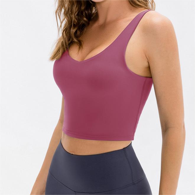 SKL-YD12128 HIGH STRETCHY BACKLESS YOGA BRA