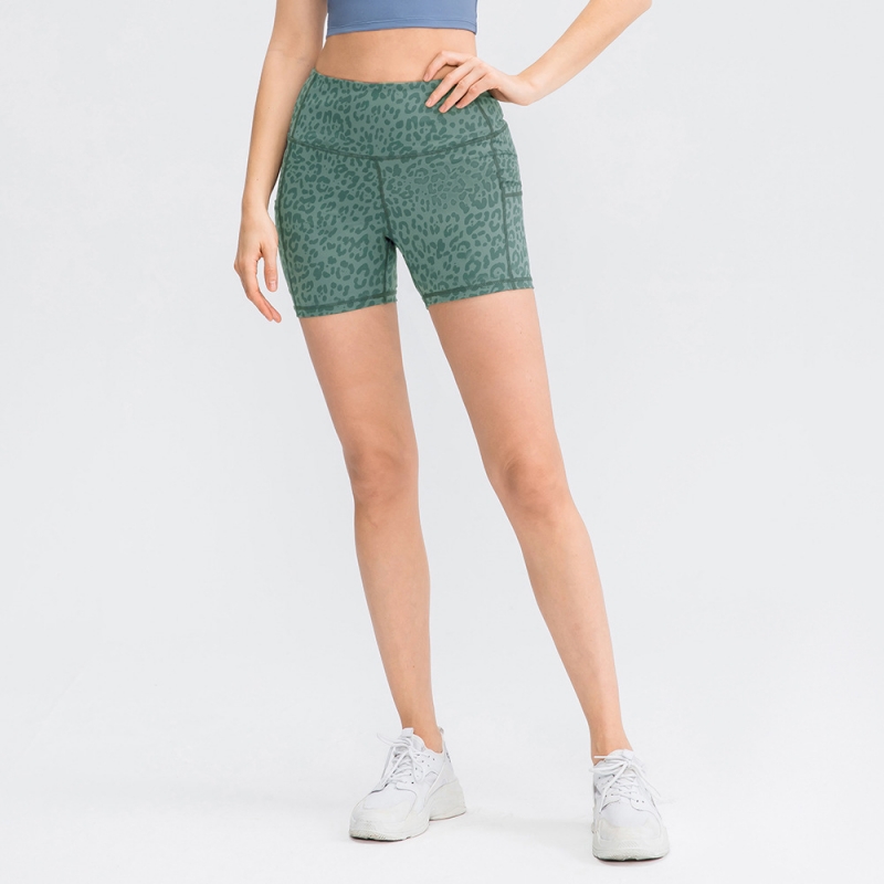 SKL-YD12427 QUICK DRY HIGH WAIST YOGA SHORTS