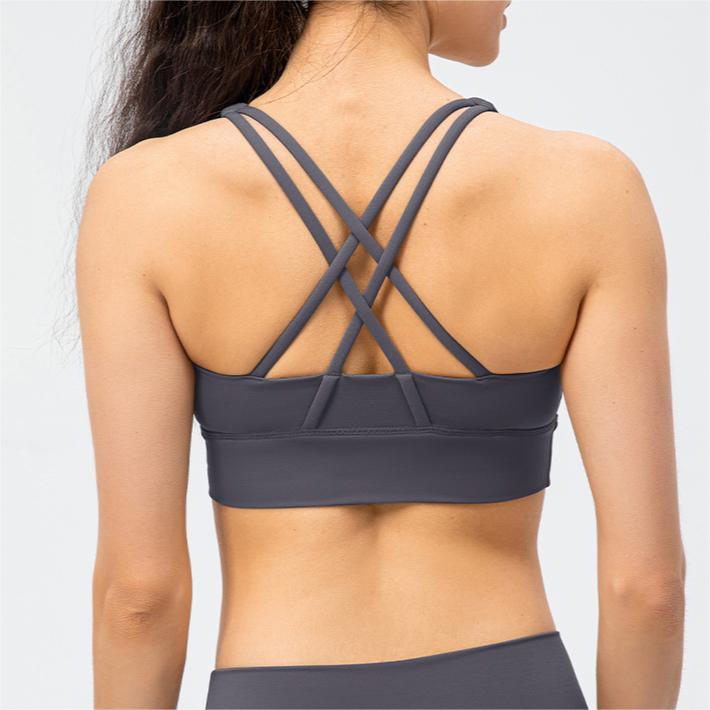 SKL-YD22732 HIGH STRETCHY BACKLESS YOGA BRA