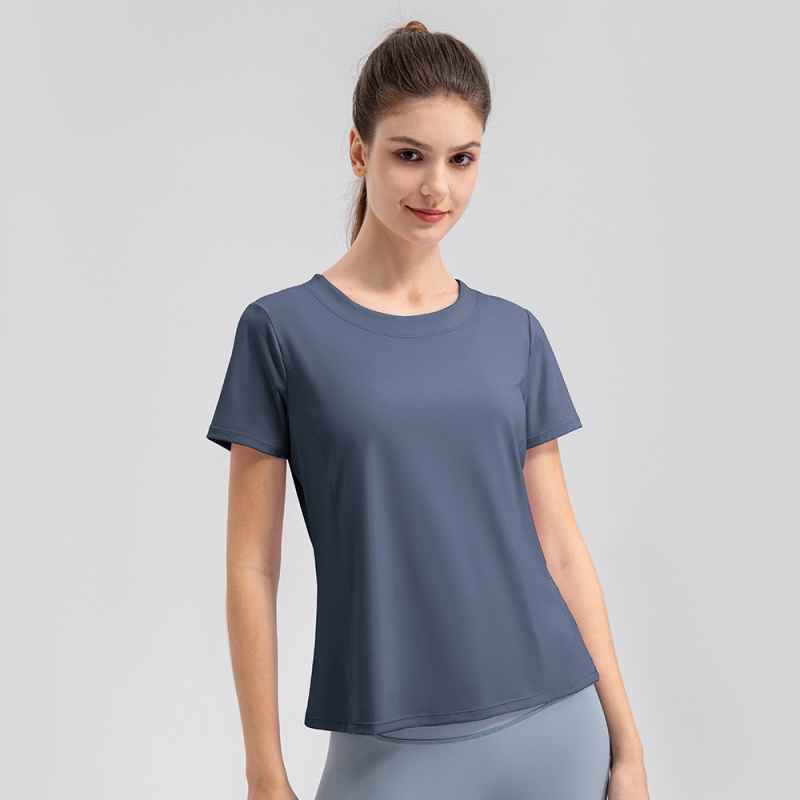 SKL-YD32235 QUICK DRY ROUND NECKLINE SHORT SLEEVE