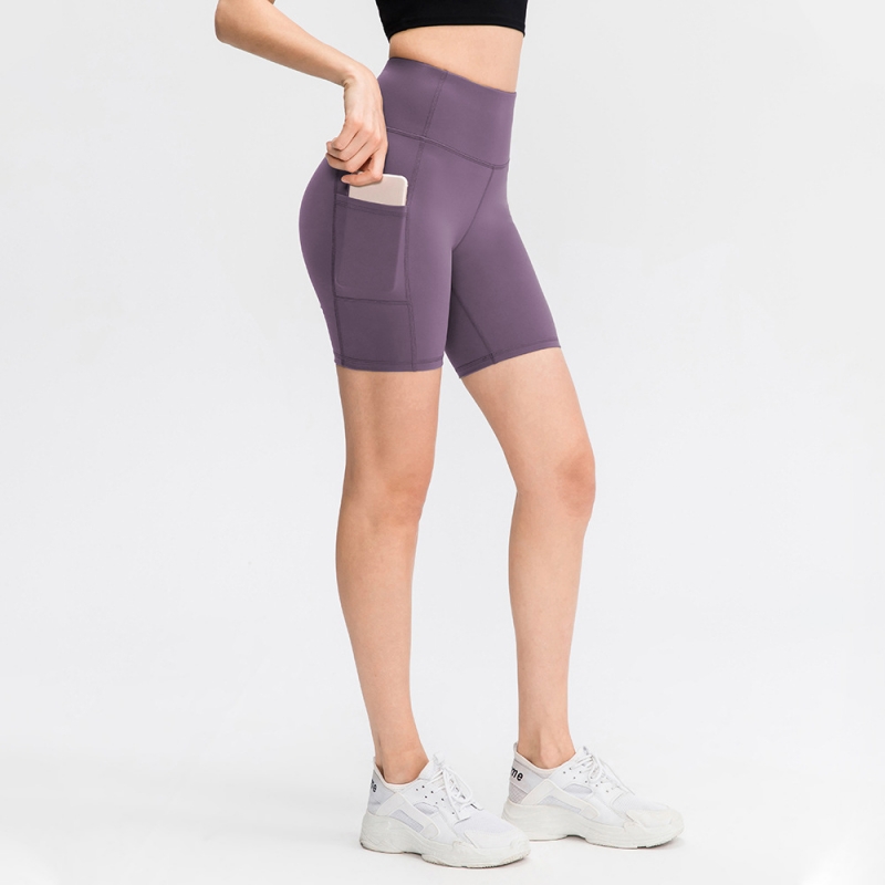 SKL-YD02411 QUICK DRY HIGH WAIST YOGA SHORTS