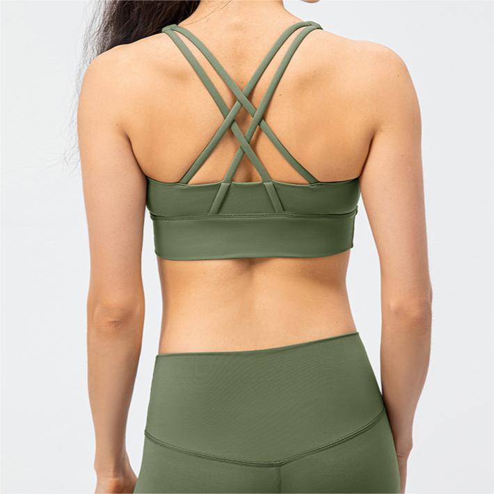 SKL-YD22732 HIGH STRETCHY BACKLESS YOGA BRA