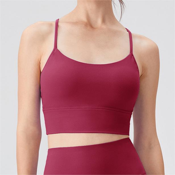 SKL-YD32753 HIGH STRETCHY BACKLESS YOGA BRA