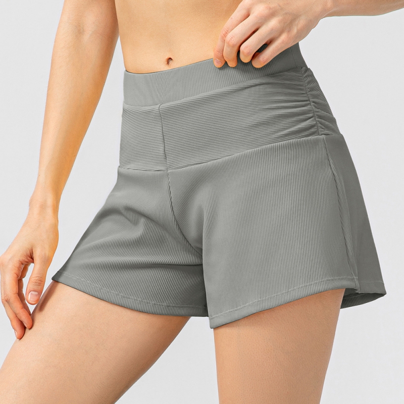 SKL-YD22454 QUICK DRY HIGH WAIST YOGA SHORTS