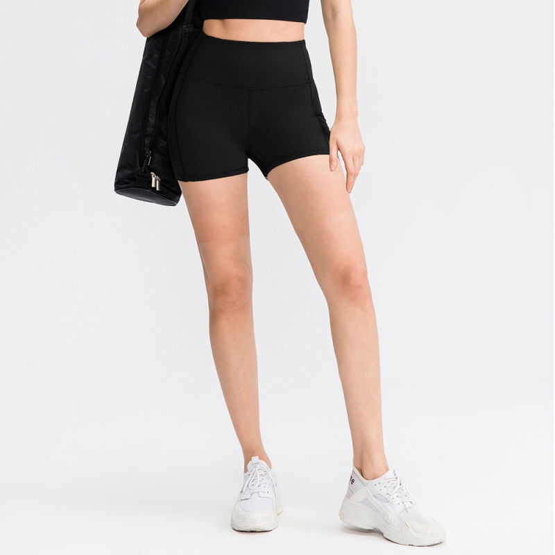 SKL-YD12427 QUICK DRY HIGH WAIST YOGA SHORTS