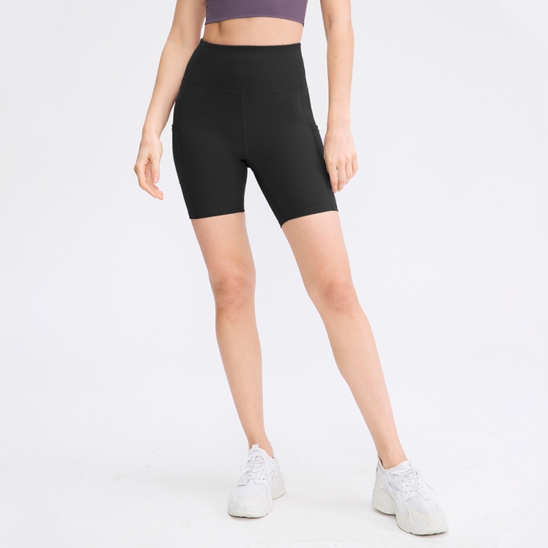 SKL-YD02411 QUICK DRY HIGH WAIST YOGA SHORTS