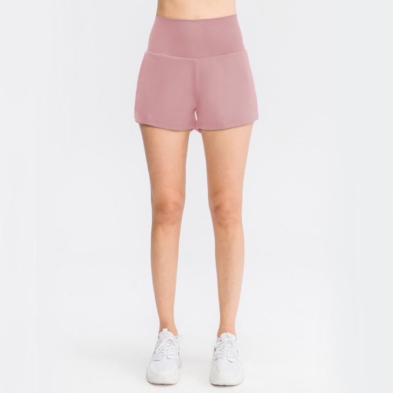 SKL-YD02414 QUICK DRY HIGH WAIST YOGA SHORTS