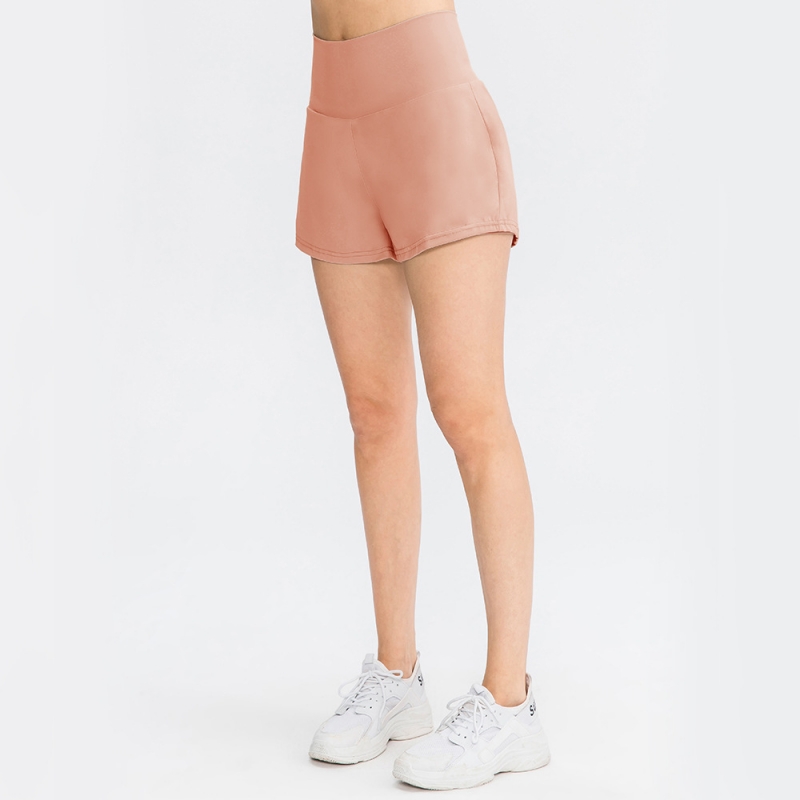 SKL-YD02414 QUICK DRY HIGH WAIST YOGA SHORTS