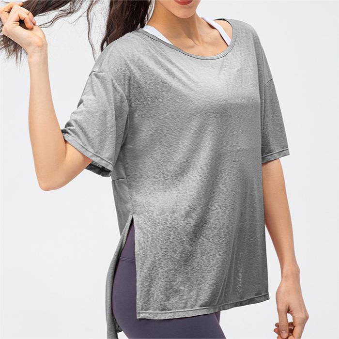 SKL-YD22225 QUICK DRY ROUND NECKLINE SHORT SLEEVE