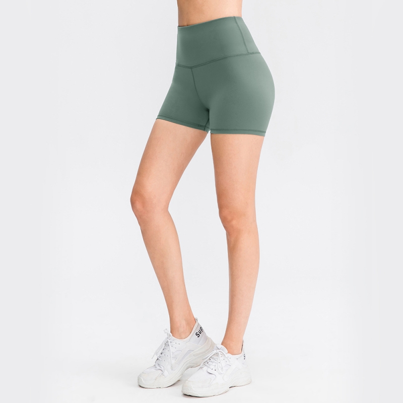 SKL-YD02412 QUICK DRY HIGH WAIST YOGA SHORTS