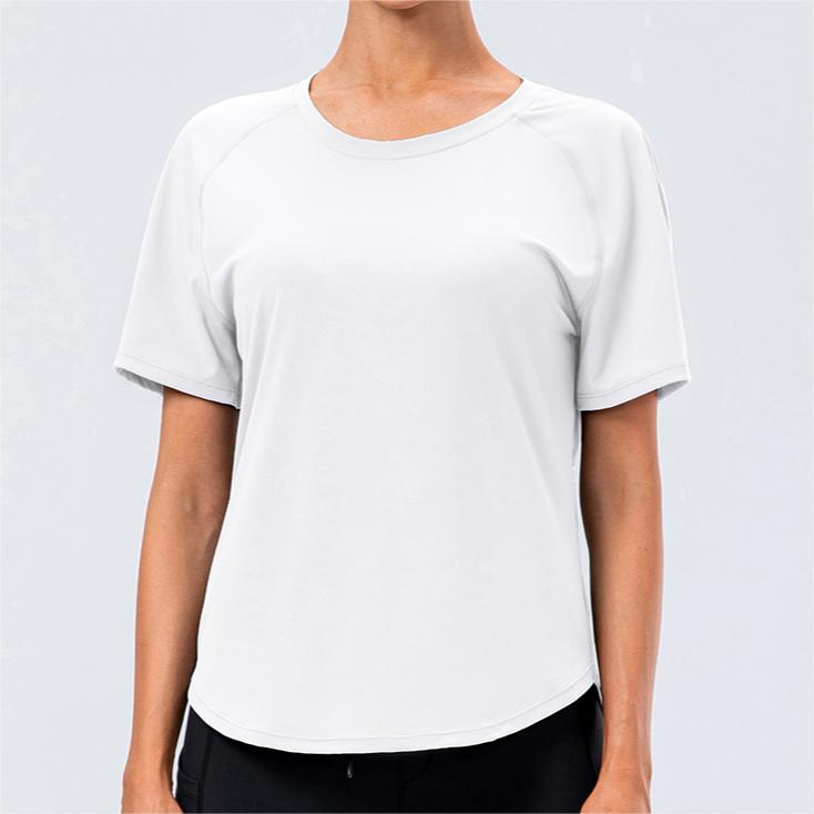 SKL-YD12219 QUICK DRY ROUND NECKLINE SHORT SLEEVE