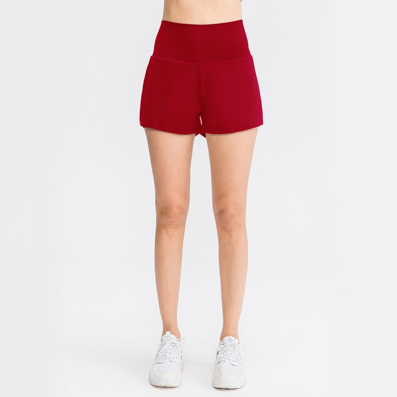 SKL-YD02414 QUICK DRY HIGH WAIST YOGA SHORTS