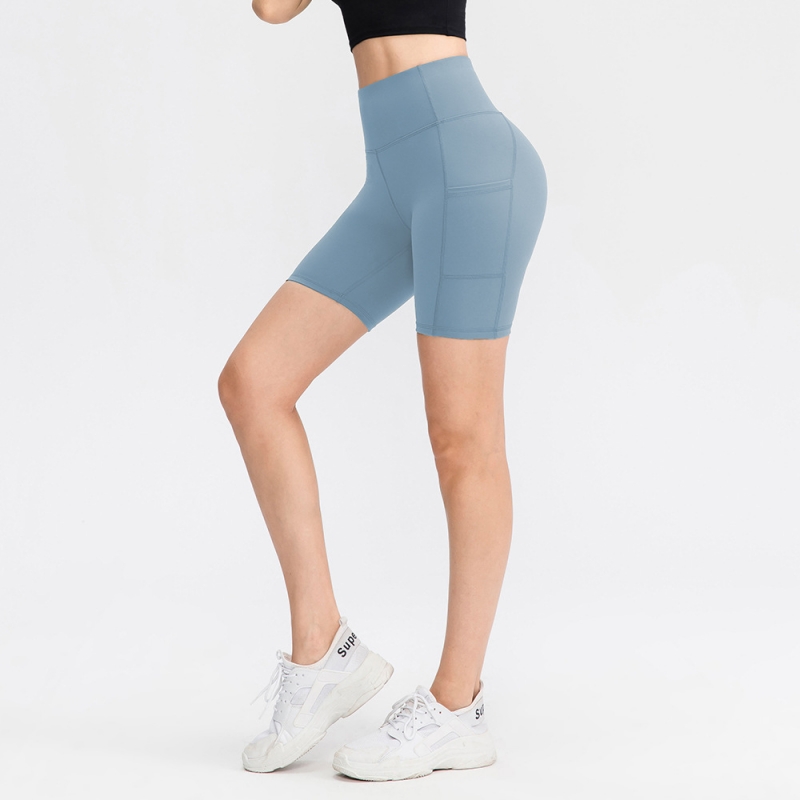 SKL-YD02411 QUICK DRY HIGH WAIST YOGA SHORTS