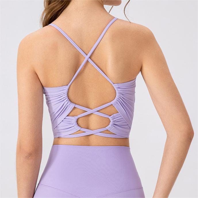 SKL-YD24003 HIGH STRETCHY BACKLESS YOGA BRA