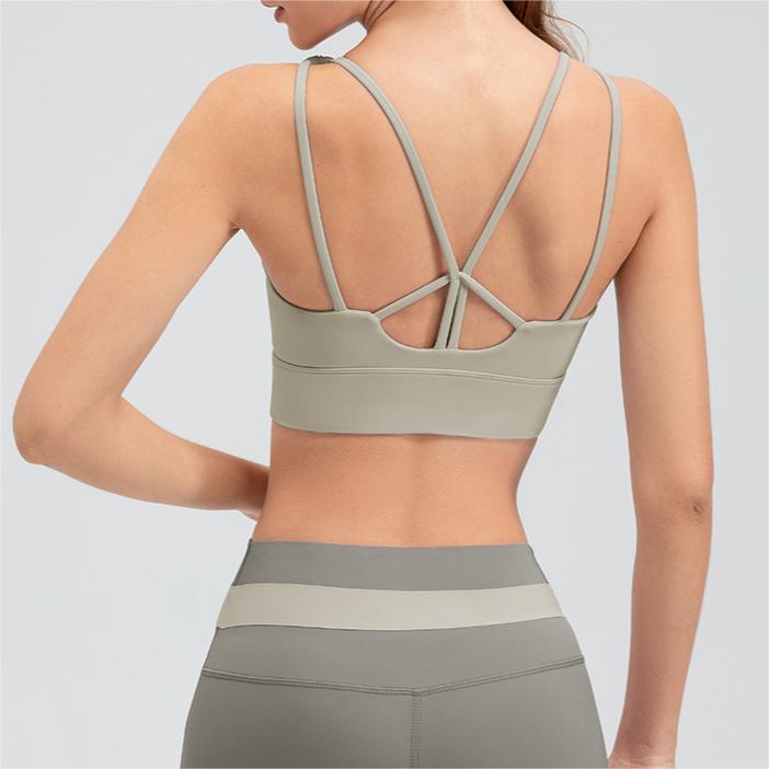 SKL-YD22751 HIGH STRETCHY BACKLESS YOGA BRA