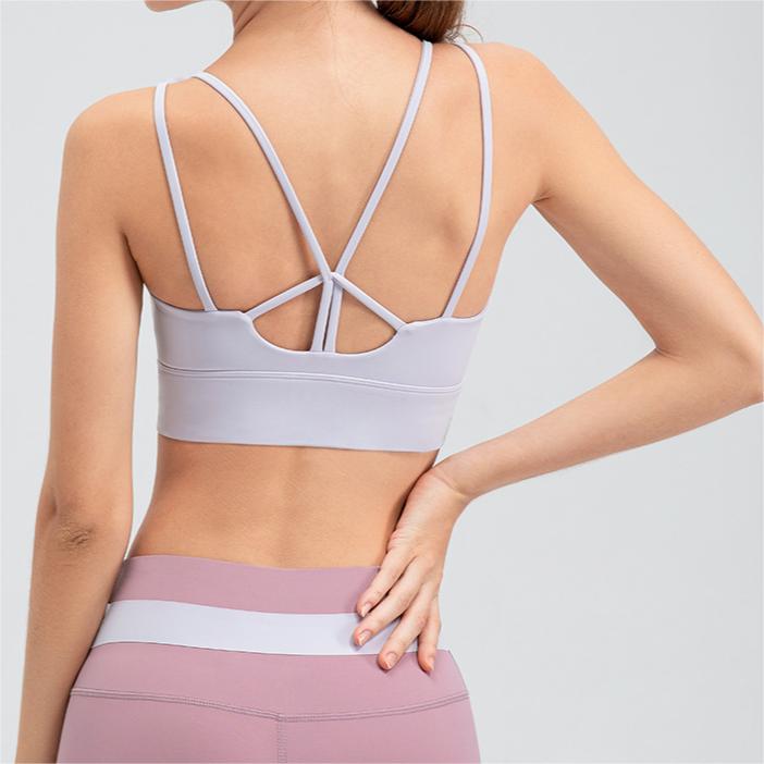 SKL-YD22751 HIGH STRETCHY BACKLESS YOGA BRA