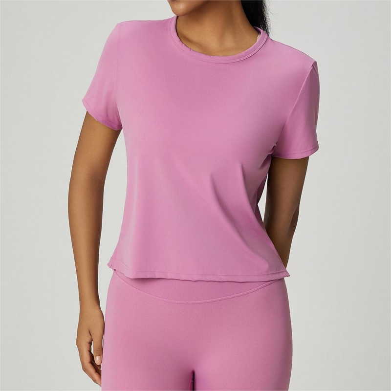 SKL-TJTX1590 QUICK DRY ROUND NECKLINE SHORT SLEEVE