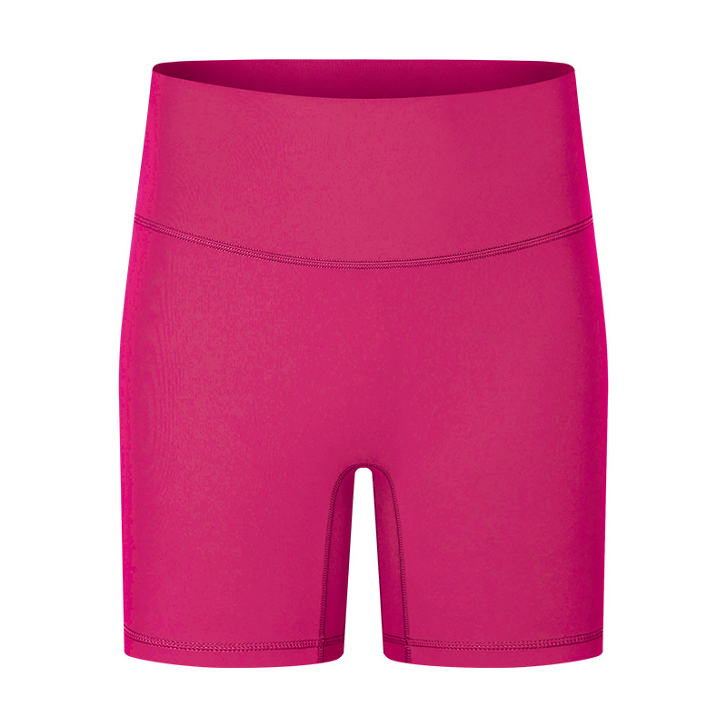 Soft Material Solid Color Yoga Shorts