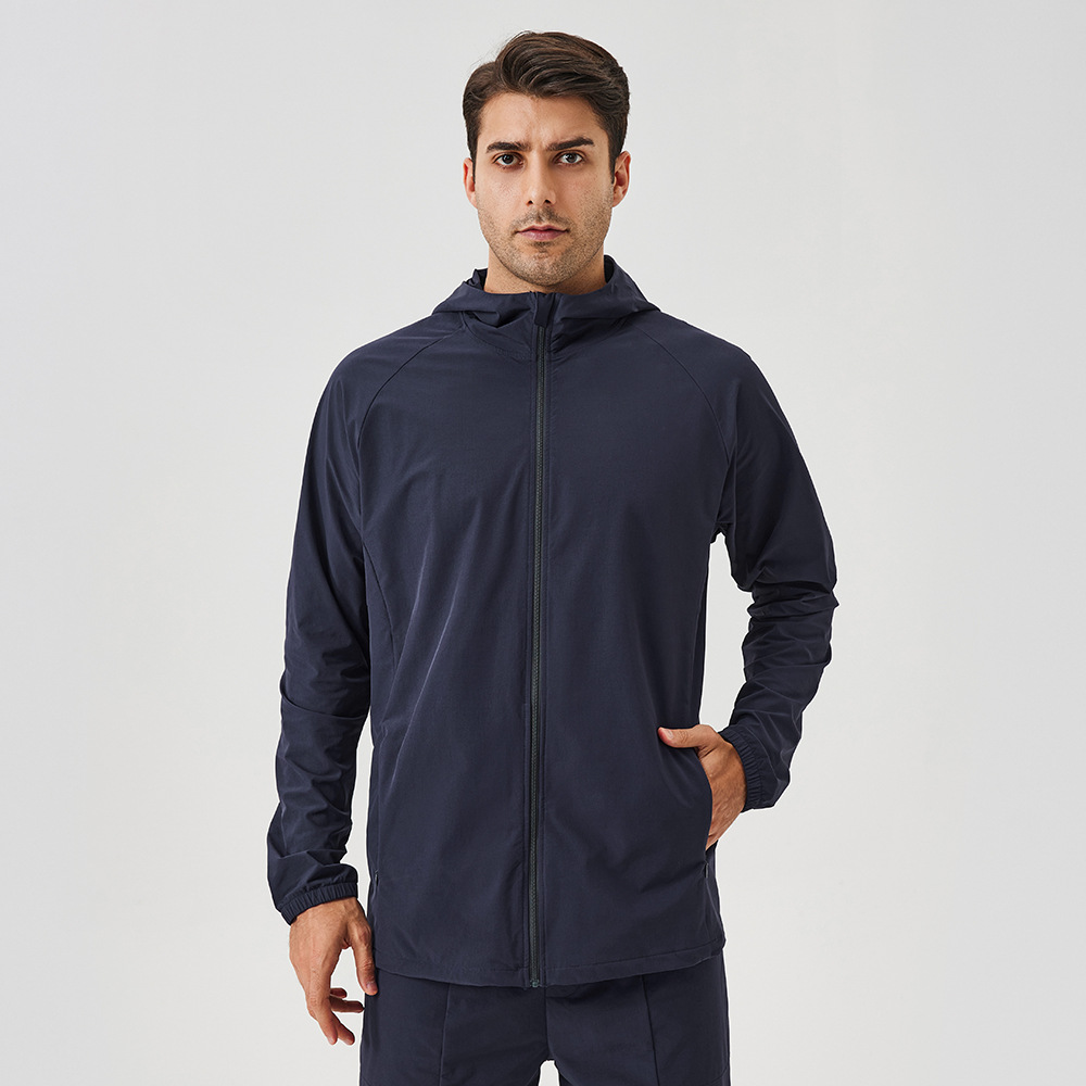 Men Sports Jacket With Hoodied 41522