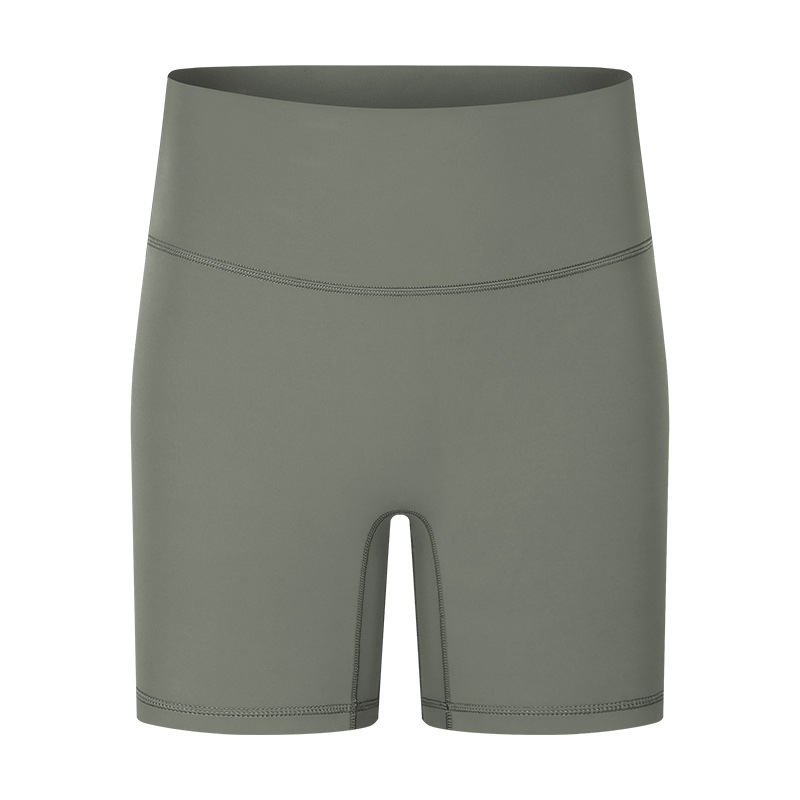 Soft Material Solid Color Yoga Shorts