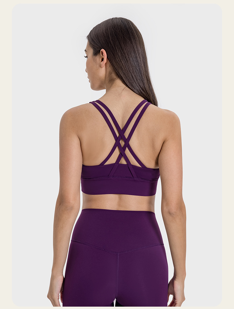 Cross Back Sexy Yoga Bras DW002