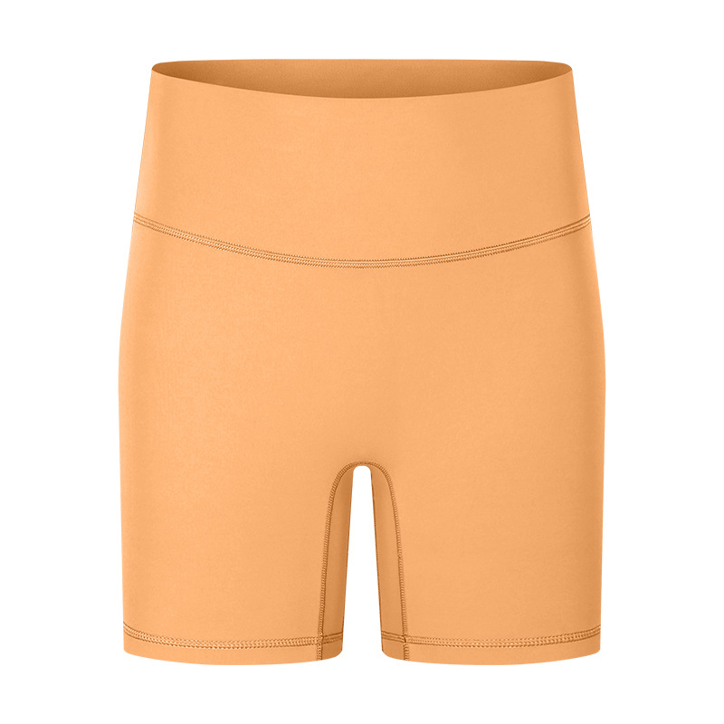 Soft Material Solid Color Yoga Shorts